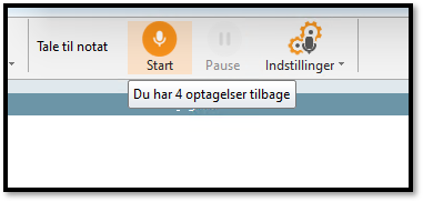 4 optagelser tilbage