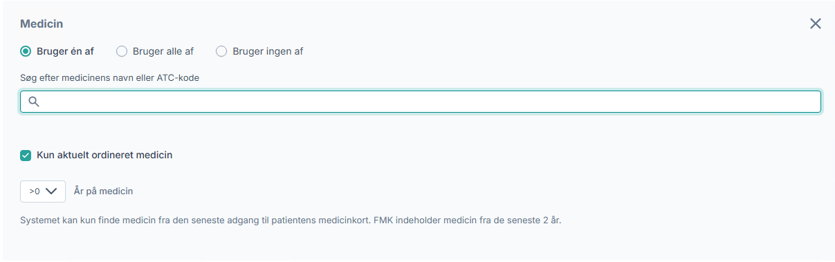 Medicin filter